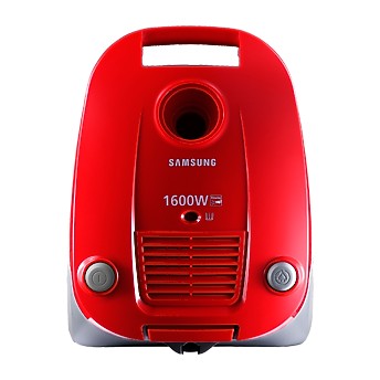 Canister Bag 1600 W Vacuum Cleaner with Dust Blowing Function, Easy Control, Red